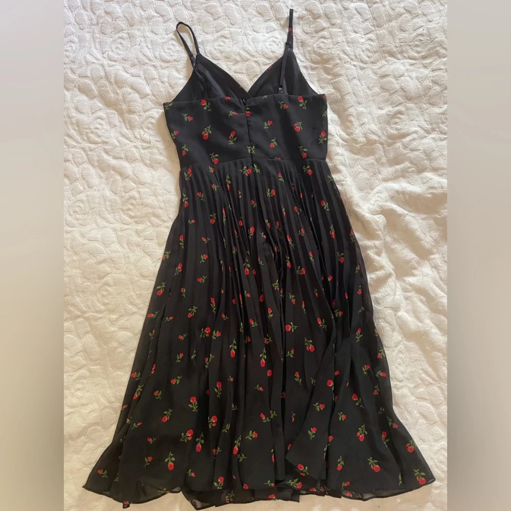 Lulus Beautiful Love Floral Midi Dress, Size S - Picture 3 of 3